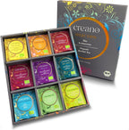 Creano Organic Herbal Tea Sampler Gift Set - Tea Gift Box - 27 Organic Tea Bags in 9 Different Varieties 54 g