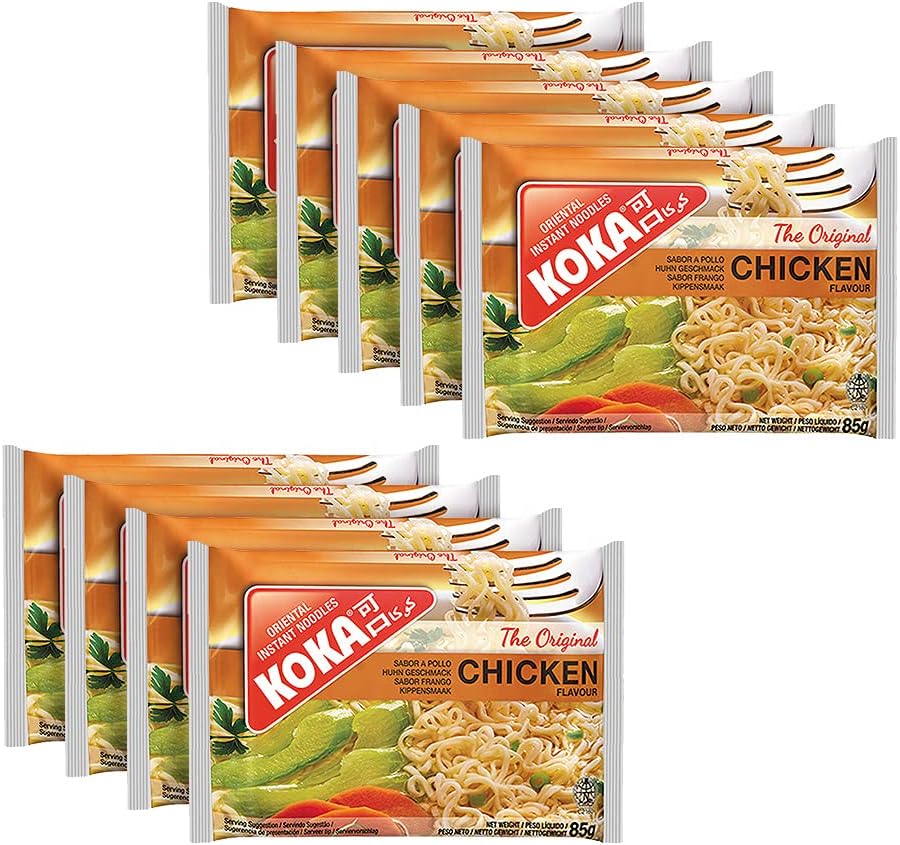 Koka Oriental The Original Chicken Flavour Instant Noodles (KOKA9004) - Pack of 9