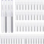 Patelai 100 Pieces Braces Brush for Cleaner Interdental Brush Toothpick Dental Tooth Flossing Head Oral Dental Hygiene Flosser Toothpick Cleaners Tooth Tool(White, Grey,Ideal Size)