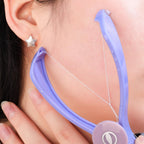 Women Mini Facial Epilators Spring Threading Epilator Face Defeatherer Hair Removal DIY Makeup Epilator for Cheeks Eyebrow