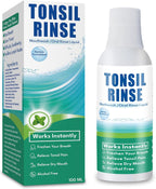 Tonsil Stone Mouthwash，Tonsil Stone Remover with Oral Rinse Liquid to Soothe Tonsils, and Freshen Breath & Alcohol-Free – 100ml