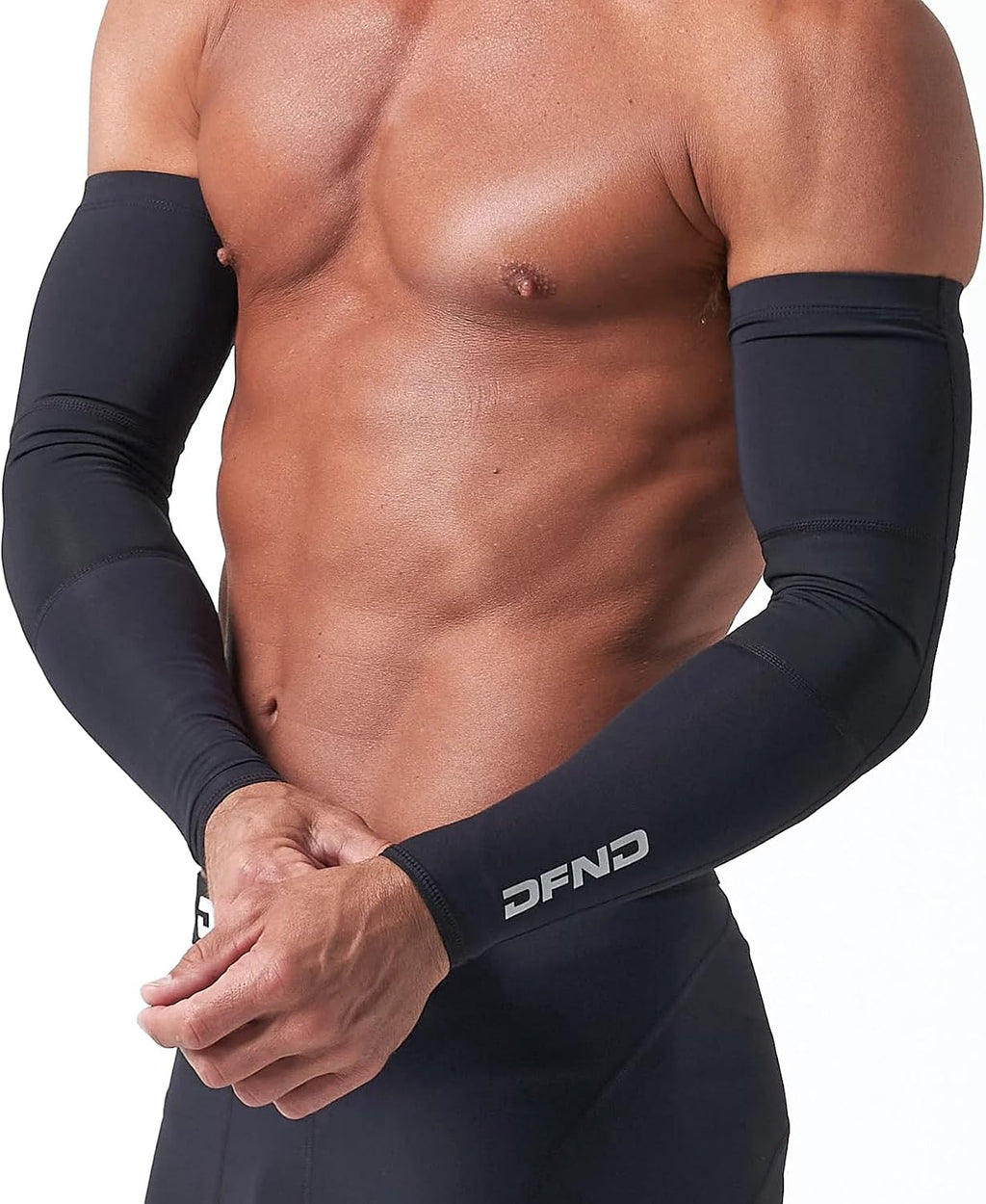 Unisex Active Ax Compression Arm Sleeves (2 Pack) – For Injury Relief, Recovery, Enhanced Performance – Made in USA
