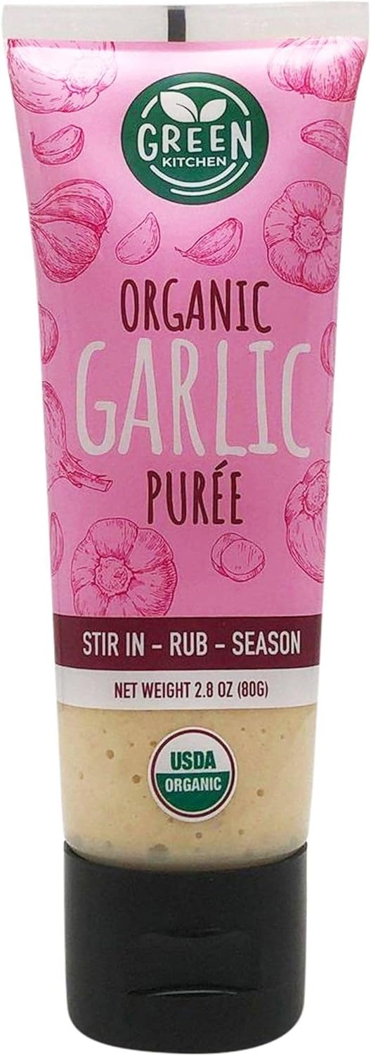 Green Kitchen Organic Garlic Puree, 2.8 Ounce