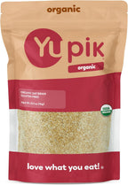 Yupik Organic Oat Bran, Gluten-Free, 2.2 lb (35.2 oz), Non-GMO, Kosher, Vegan, Raw, Made from Hull of Whole Grain Oats, Good Source of Fiber, Ideal for Baking & Cooking