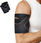 Copper Bicep Tendonitis Brace, Bicep Compression Sleeve for Pain Relief, Bicep Brace for Men and Women Muscle Strains Tear Injury(Copper, X-Large)