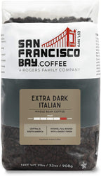 San Francisco Bay Coffee - Dark Roast Whole Bean Coffee - Extra Dark Italian (2 lb bag)