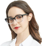 MARE AZZURO No Line Progressive Multifocus Reading Glasses Women Blue Light Blocking Readers 1.0 1.5 2.0 2.5 3.0 3.5
