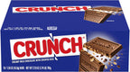 CRUNCH Full-Size Candy Bar, Creamy Milk Chocolate with Crunchy Crisped Rice, Single Bar, 1.55 oz