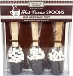 Melville Candy Delicious Hot Chocolate Spoons - Individually Wrapped Chocolate Stirrers with Marshmallows for Hot Cocoa - Candy Spoons for Hot Chocolate Accessories and Bar Supplies
