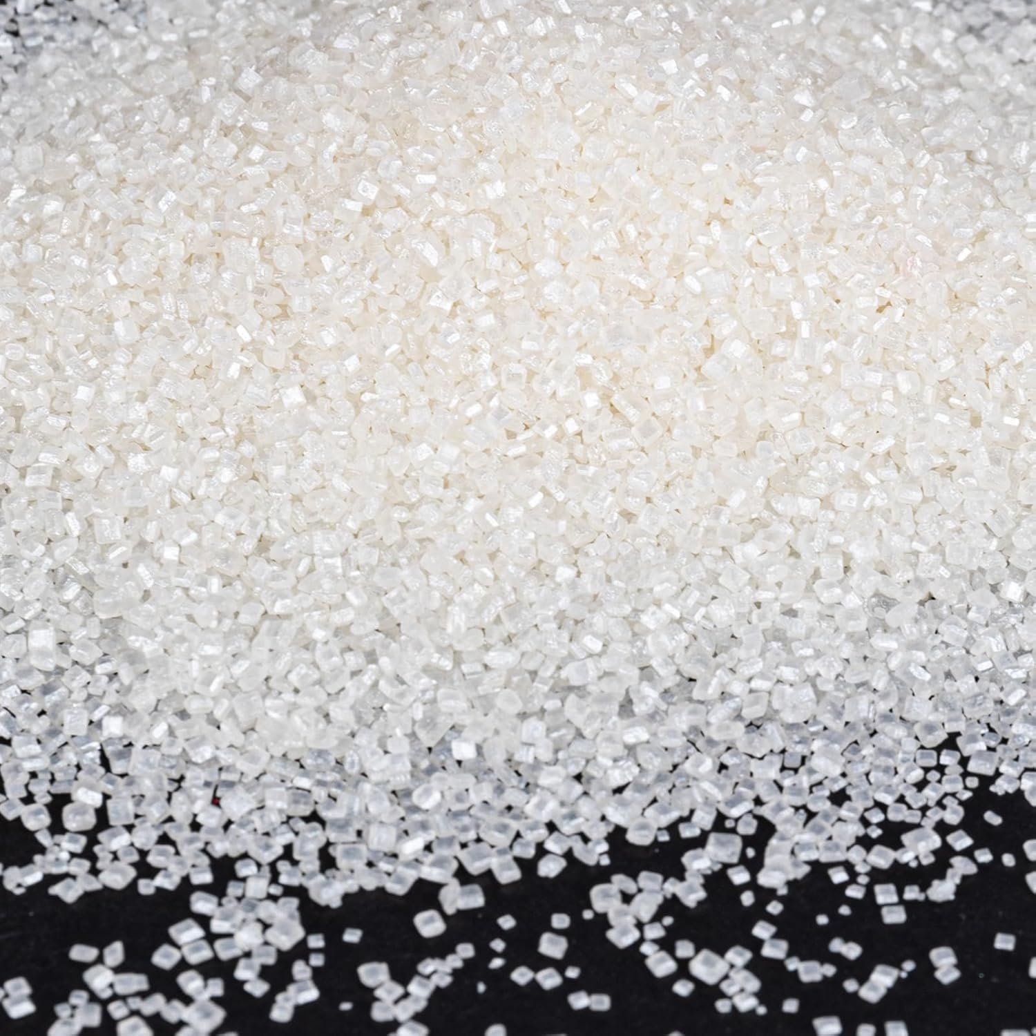 Twisweet White Sprinkles, Edible Sanding Sugar Crystals for Cake Decorating, Extra Fine Candy Sprinkles for Baking, Cupcake Topping Ice Cream Donut Cookies Decoration, Wedding Party Christmas Supplies (150g/5.3oz)