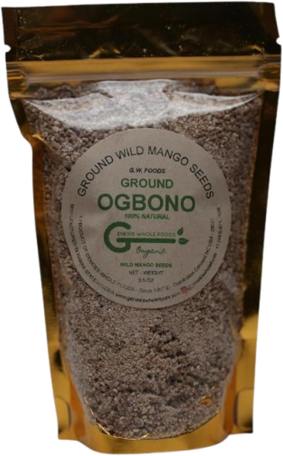GWFs Ogbono Ground – 3 oz Premium Nigerian Food Ingredient – Authentic West African Ogbono Seeds for Traditional Nigerian Soups and Stews