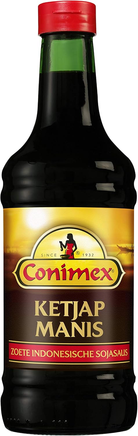 Conimex Ketjap Manis Indonesian Zoet/Sweet Soy Sauce 17 oz 490 ml