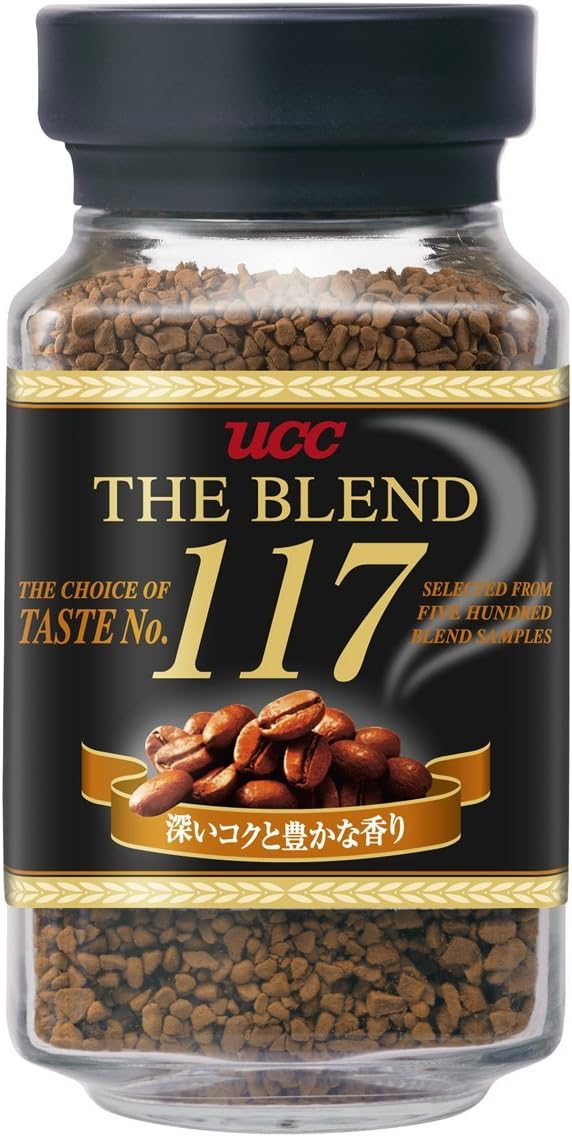 Pack of 2 - UCC Japan #1 Coffee, The Blend 117 Instant Coffee | 90 Gram