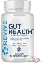 Revive MD Gut Health Supplements for Men & Women - Daily Gut Repair & Digestive Health Support Formula with Thyme, Oregano & Milk Thistle - Vegan-Friendly, Gluten-Free (60 Capsules, 30 Servings)
