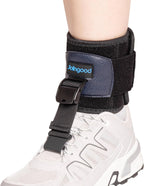 AFO Foot Drop Brace for Walking, Drop Foot Brace for Walking with Shoes, Adjustable Foot Brace for Drop Foot Support, Soft Drop Foot Braces, Fits Left or Right Foot, Women & Men(S/M)