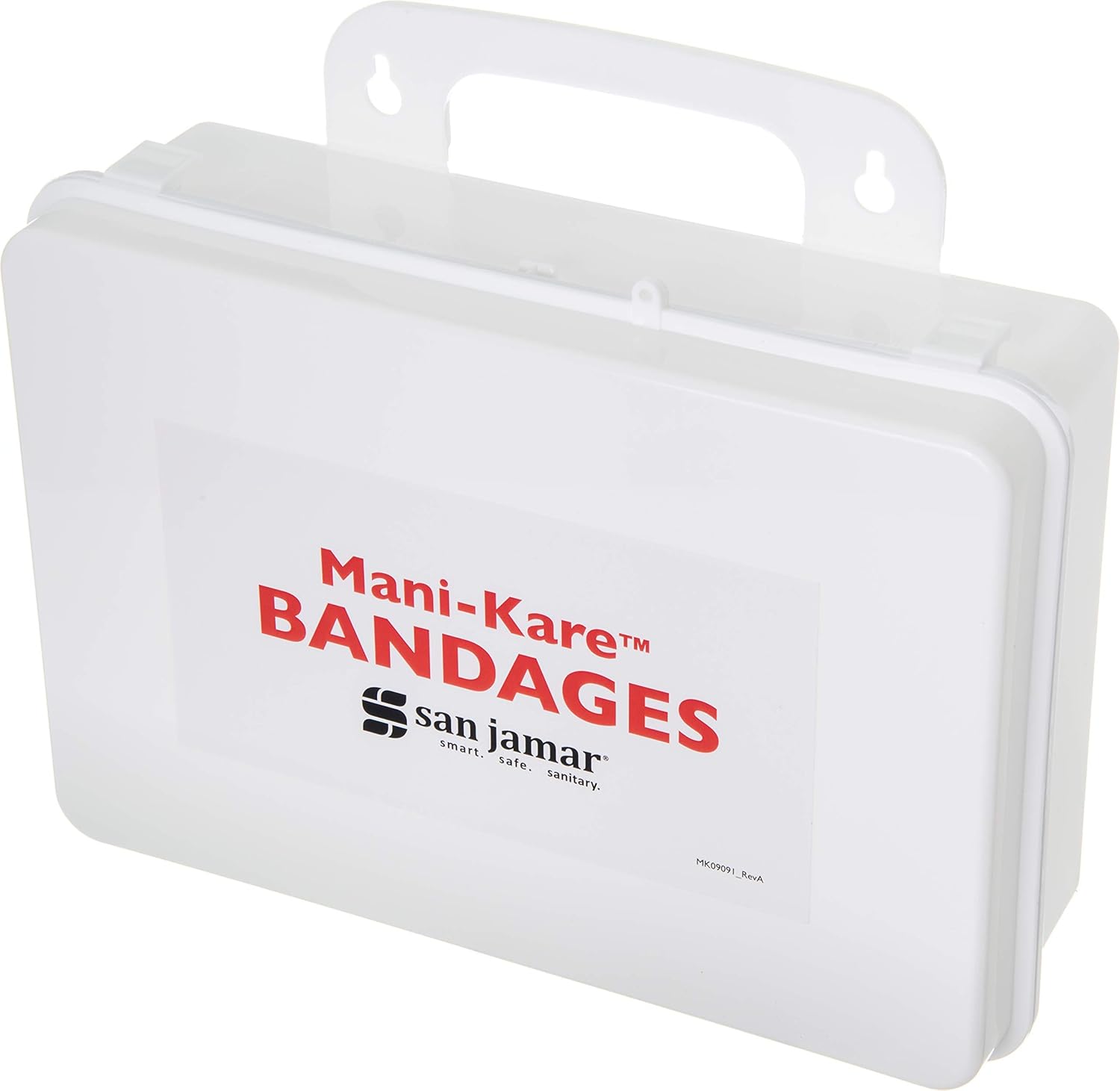 San Jamar MK0909 Mani-Kare Bandage Cmbo, W/Storage Bx, White