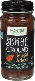Frontier Co-op Sumac Spice, Ground, 2.10 oz - Made with Sumac Berries and Salt for Traditional Middle Eastern Foods