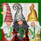 IHR Ideal Home Winter Holiday 3-Ply Paper Napkins, 20-Count, 6.5" x 6.5", Gnome Joy
