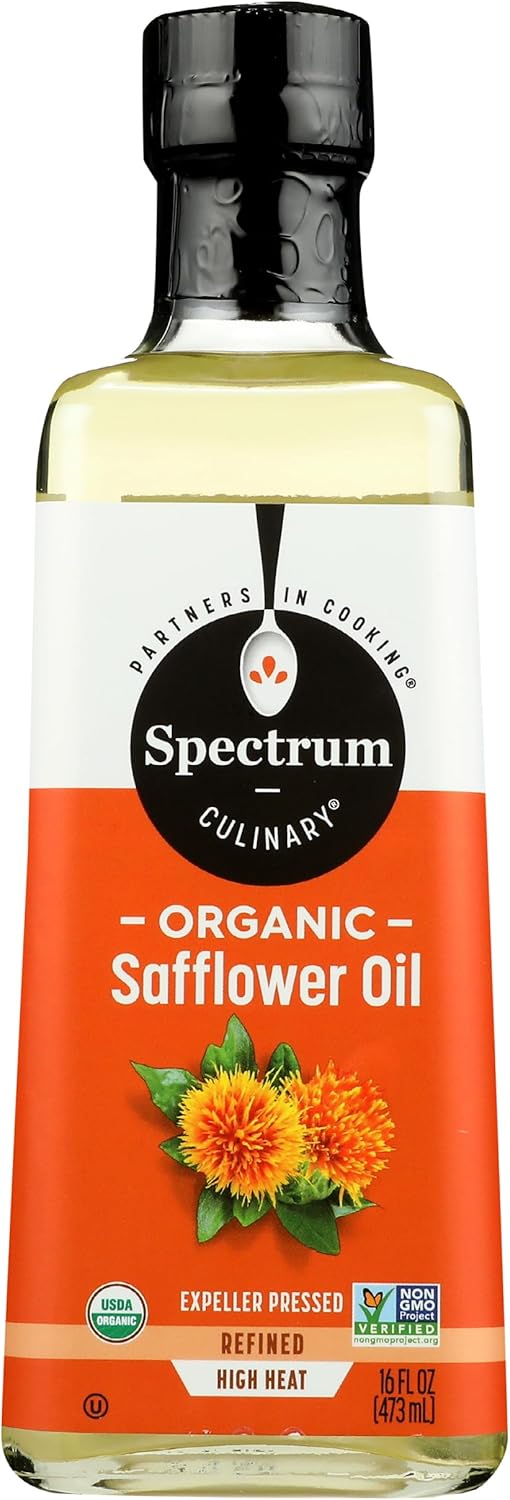 Spectrum Organic Safflower Oil, Refined 16 Oz