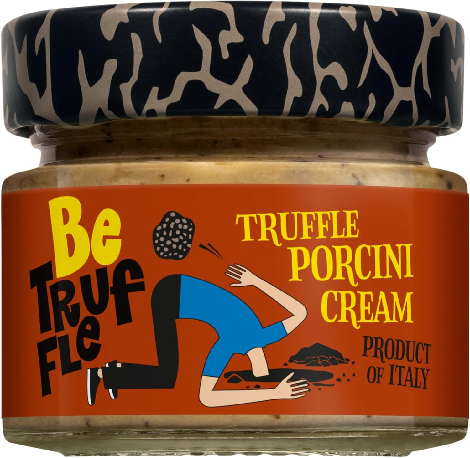Be Truffle - Truffle Porcini Cream 2,8 OZ - 80g - 100% Made in Italy - Cholesterol-Free, Gluten-Free