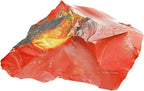 Red Jasper Raw Crystals, Large 1.25-2.0" Healing Crystals Natural Rough Stones Crystal for Tumbling, Cabbing, Fountain Rocks, Decoration, Polishing, Wire Wrapping, Wicca & Reiki