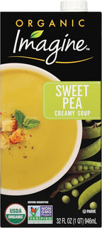 Imagine Organic Creamy Sweet Pea Soup 32 oz