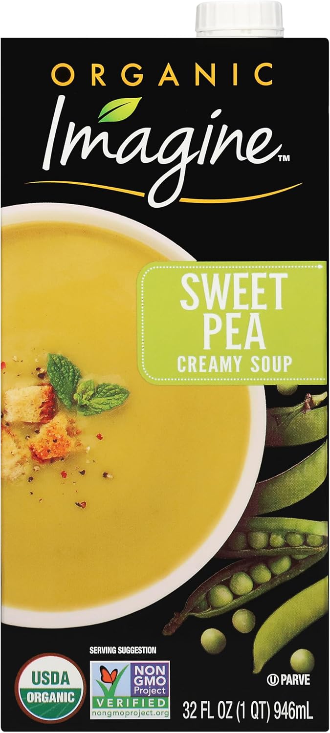 Imagine Organic Creamy Sweet Pea Soup 32 oz