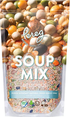 Pereg Natural Foods Soup Mix, Peas, Beans, Lentils, Kosher, Natural, 1lb