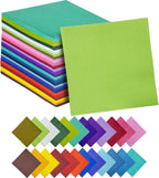 24 colors Cocktail Napkins 5 * 5inch disposable Beverage Napkin paper for Cocktail, Wedding, Dinner，Brithday Party Dessert Wine Paper Napkins（ 120 Count）