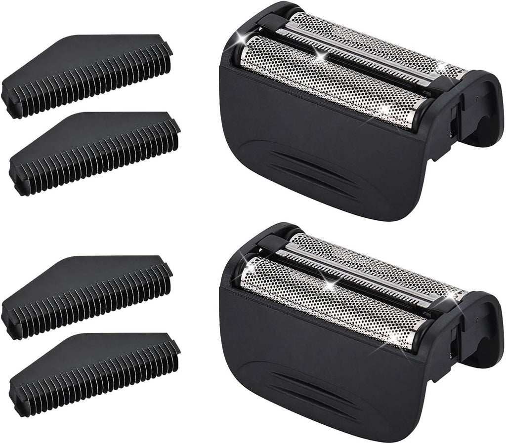2PCS Shaver Replacement Blades Compatible with Remington Shaver Foil SPF-PF Head and Cutter Assembly for Remington PF7580,PF7400,PF7500,and PF7600 Foil Shavers,Black