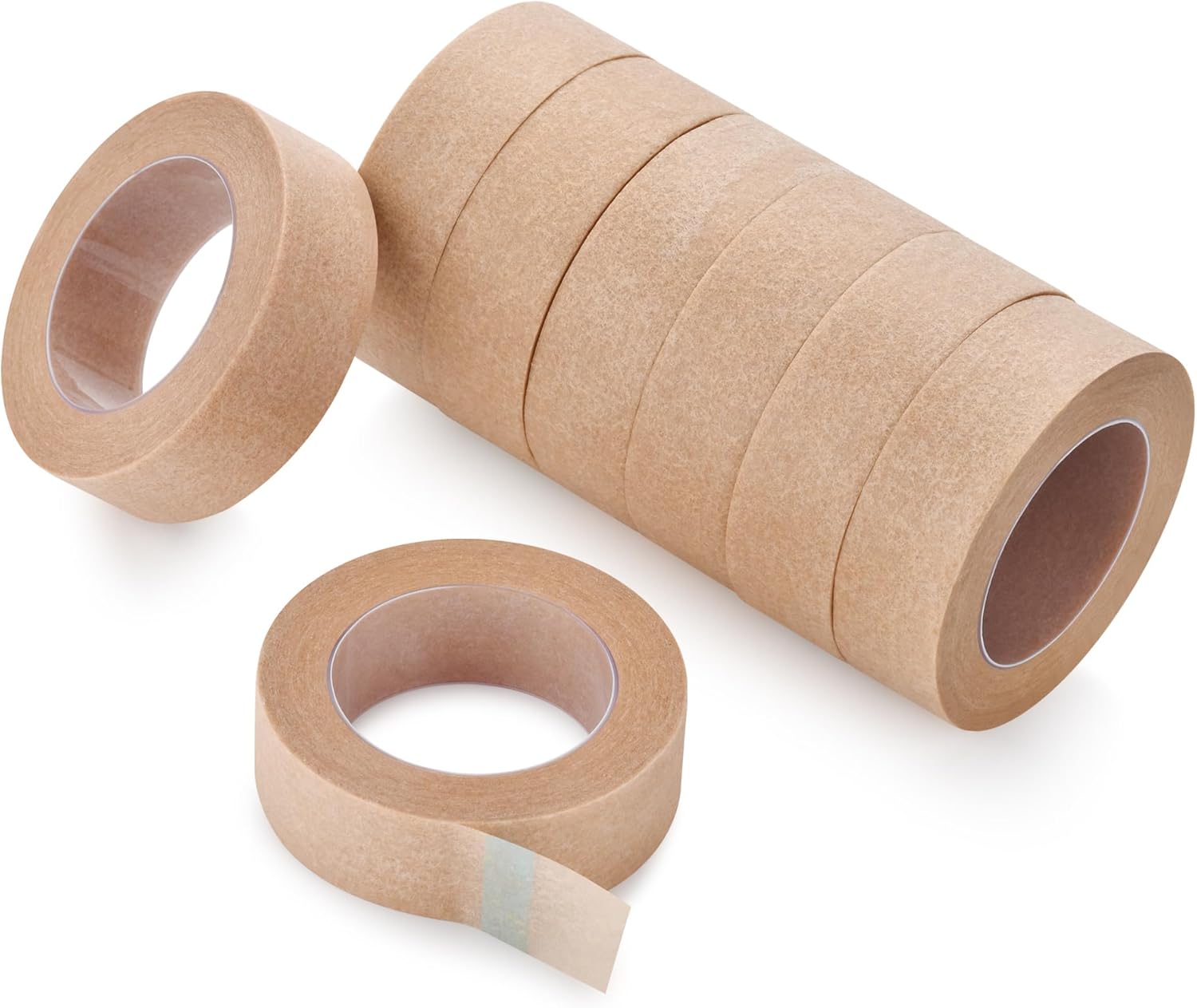 8 Rolls Nose Tape for Rhinoplasty Shaping, Micropore Tape, Paper Tape Medical Sensitive Skin, Flexible Surgical Bandages, First Aid Bandages for Wound Injuries Swelling (0.5 in x 10 yds)