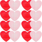25 Pcs Heart-Shaped Adhesive Bandages, Small Breathable Wound Care Patches, Portable Waterproof First Aid Stickers and Adults, Travel Hemostatic Bandages