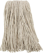 Boardwalk Premium Cut-End Wet Mop Heads, Cotton, 16oz, White, 12/Carton