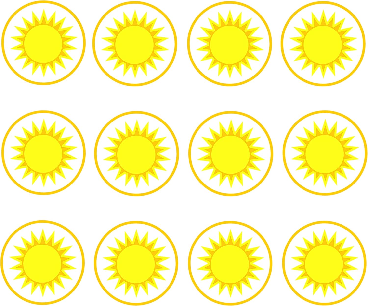 Sunshine Edible Cake Decorations, Here Comes the Son Cookie Decor, Sunshine Baby Shower Decorations, First Trip Around The Sun Edible Cupcake Toppers, Space Cake Topper, 48 x 3cm / 1.18 inch