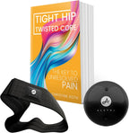 Aletha Hip Kit | Psoas Release Device | Hip Band | Tight Hip, Twisted Core: The Key to Unresolved Pain (Hard Copy) from The Creators of The Hip Hook