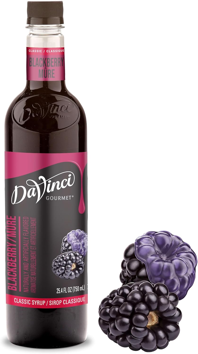 DaVinci Gourmet Classic Blackberry Syrup, 25.4 Fluid Ounces (Pack of 1)