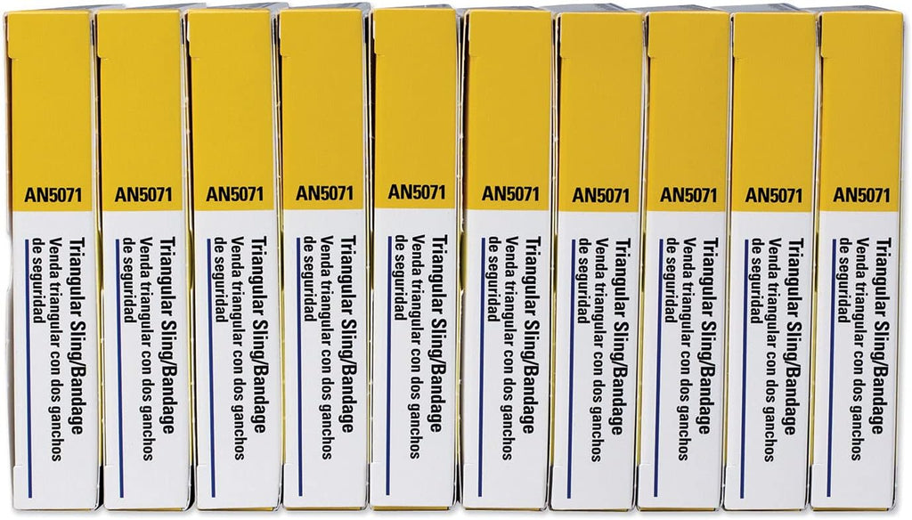 First Aid Only AN5071-10-001: 40"X40"X56" Muslin Triangular Bandage, 1/Box (10 Count)