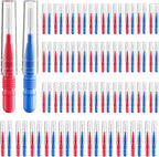 RAZOKO Interdental Brush, Flossing Head,Easy Use Tooth Cleaning Tool (88 Count)(2.5mm/3mm)