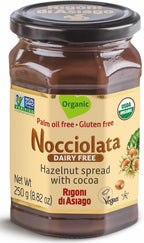 Rigoni di Asiago Spread Hazelnut and Cocoa Dairy free Organic, 9.52 oz
