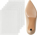 6 Pcs Shoe Sole Protector - Self-Adhesive Anti-Slip Grips for High Heels & Boots, Multi-Color Non-Slip Shoe Bottom Pads for Women (6 x 4 Inches, Clear)