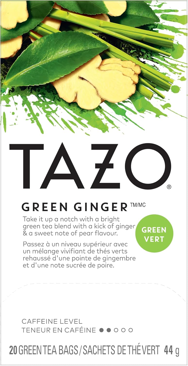 TAZO Green Ginger Tea Bags, 20 Count