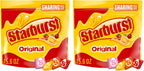 STARBURST Chewy Candy, Sharing Size, Individually Wrapped Fruit Chews Candy, 15.6 oz Resealable Bag (Pack of 2)