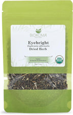 Biokoma Organic Eyebright Dried Herb 1.76oz Euphrasia Officinalis Loose Herbal Tea USDA Organic Herbal Tea - Resealable Moisture Proof Pouch, No Additives, No Preservatives, Non GMO, Kosher
