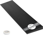 VEVOR 1.2" Rise Cuttable Threshold Ramp for Doorways, 35.4" Wide Natural Rubber Wheelchair Ramp, Non-Slip Solid Rubber Ramp with Double-Sided Tape for Doorways, Driveways, Bathroom, Smooth Tile