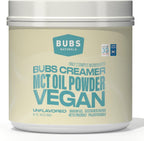 BUBS Naturals MCT Oil Powder - Premium MCT Oil & Keto Coffee Creamer - Vegan & Paleo Friendly - Healthy Coconut Fats + Low Carb - Dairy-Free Energy Source for Shakes, Smoothies & Baking (10.6 oz)