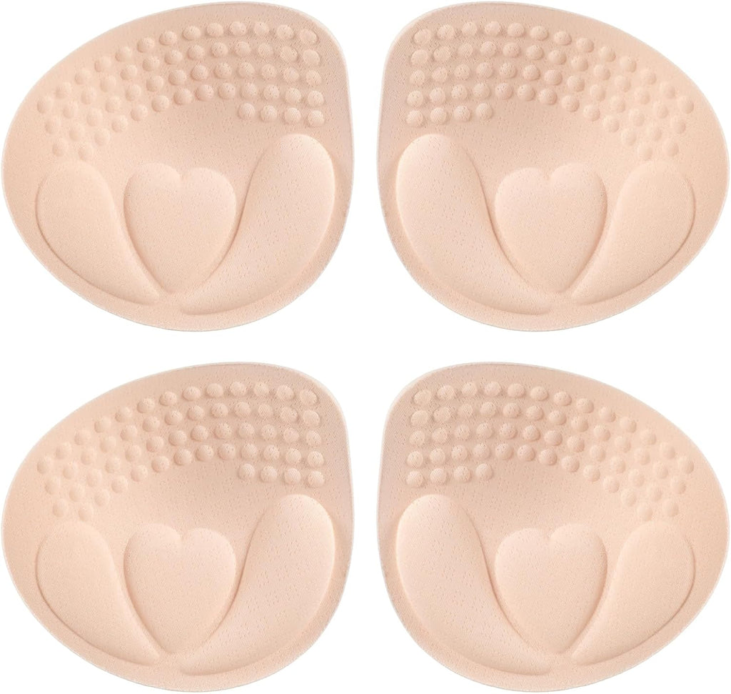 2 Pairs Bra Pad Inserts, 4cm Thick Breast Enhancers Insert for Push Up Removable Bra Cups Inserts for Women Dresses Swimsuits Bikini Sports