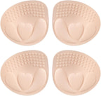 2 Pairs Bra Pad Inserts, 4cm Thick Breast Enhancers Insert for Push Up Removable Bra Cups Inserts for Women Dresses Swimsuits Bikini Sports