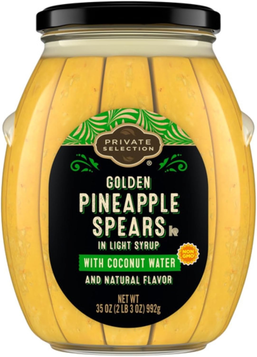 PS Pineapple Spears in Light Syrup With Coconut Water 35 oz
