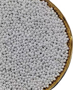 Edible Pearl Sprinkles,Cake sprinkles,Cookie sprinkles,Sugar Pearl, Edible Candy Pearls 130g 4.6OZ for Cake Cupcake Decorationg (4mm-Silver)