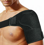 Shoulder Brace for Men and Women for Torn Rotator Cuff,Arm Sling Shoulder Immobilizer,Shoulders Compression Sleeve and Support For Pain Relief(1,Black)